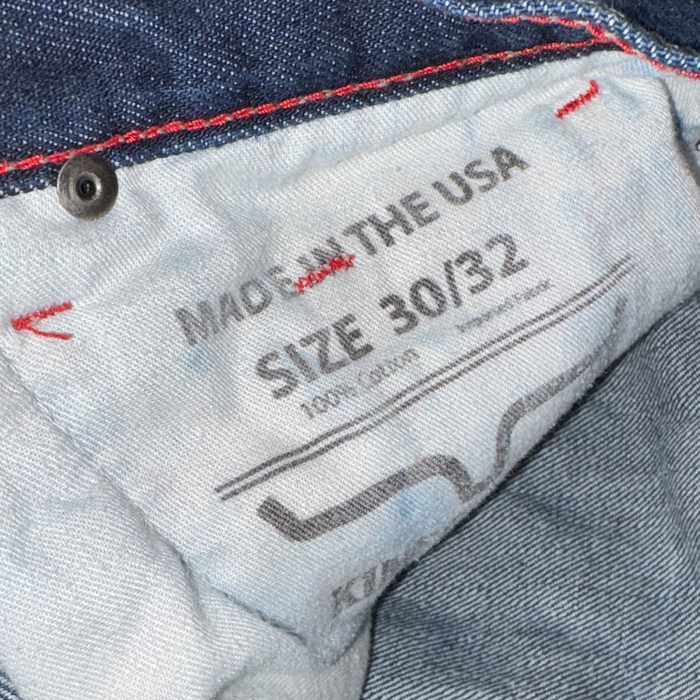 Dark Blue Men’s Kimes bootcut size 30/32 - Picture 3 of 4